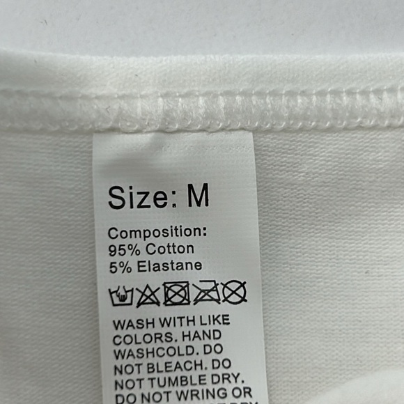 IZA‎ Panty Gold Chain Crystal Embellished Stretch Cotton Bikini Cut White Thong - Picture 13 of 14